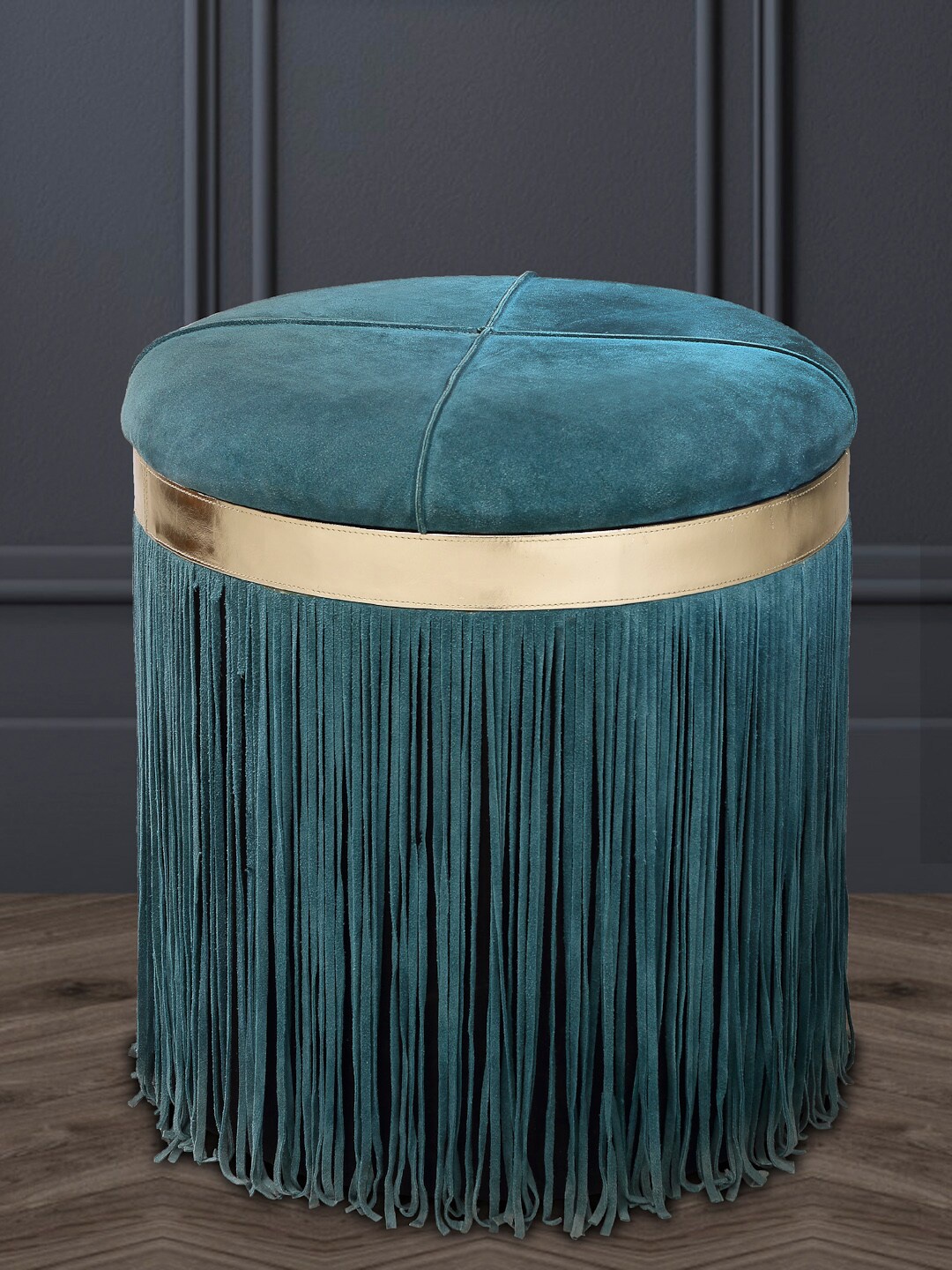 

IMUR Green Colour Pouffes Cushions