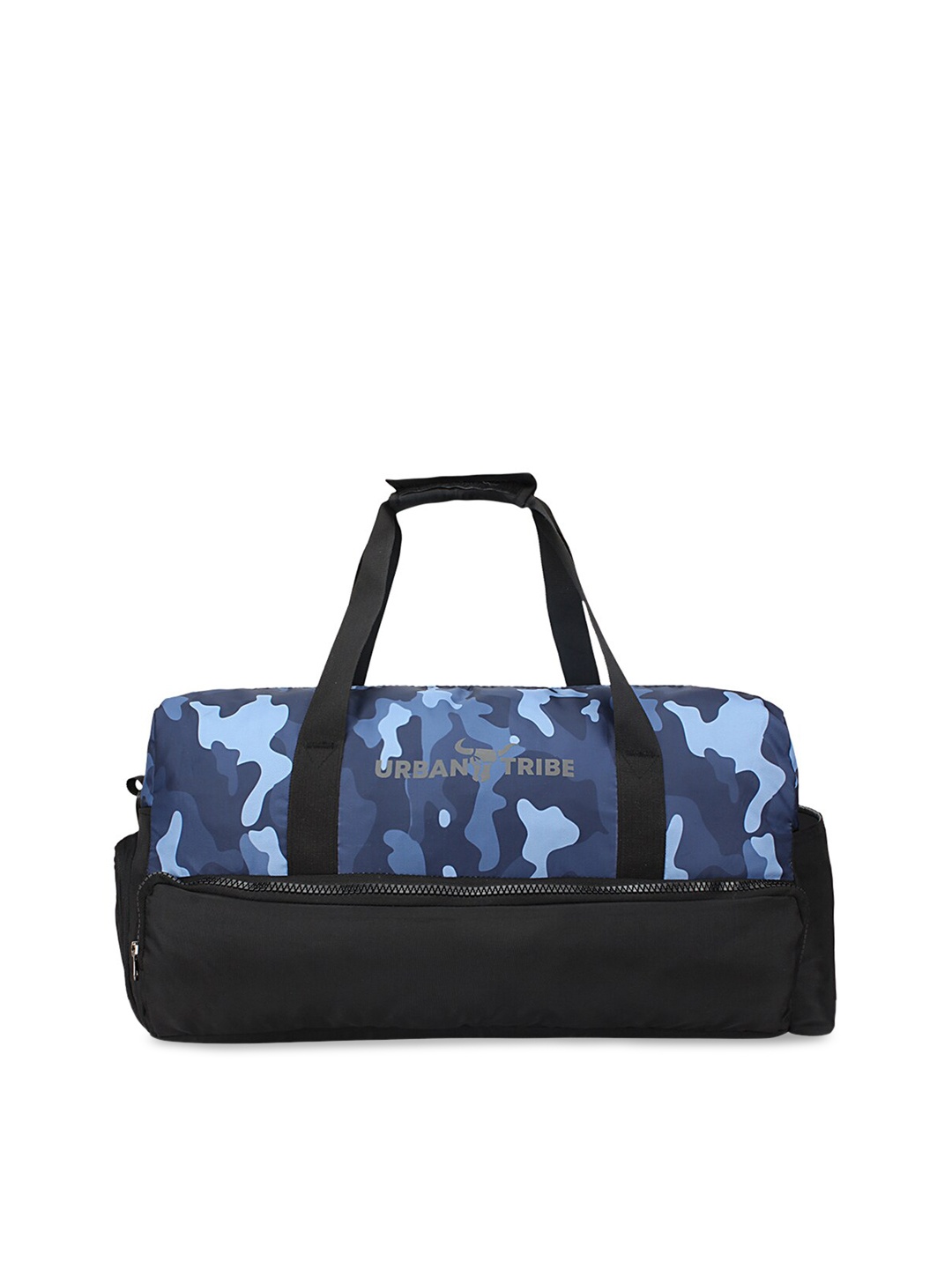 

URBAN TRIBE Blue Printed Bruiser Travel Duffel Bag With Separate Shoe Compartment