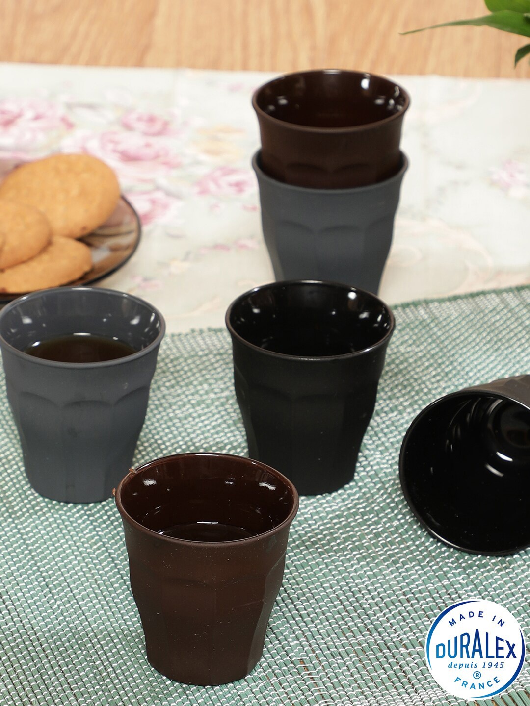 

Duralex Set of 6 Multi Soft Touch Mixed Tumblers 90 ML