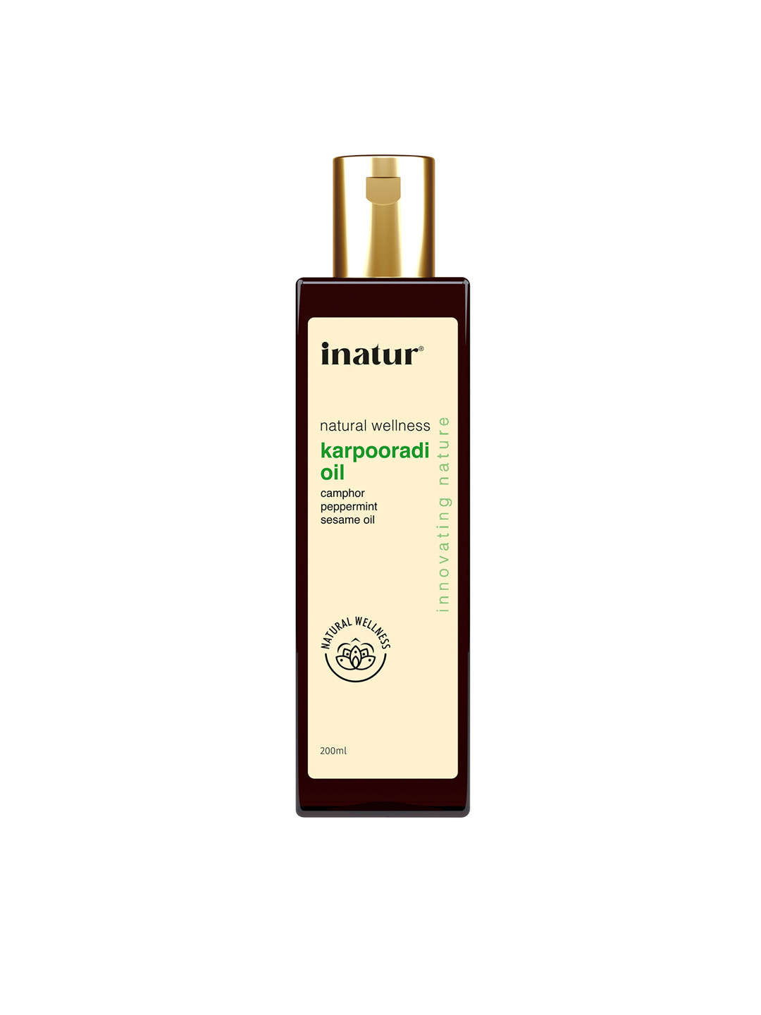 

Inatur Ayurvedic Karpooradi Oil - 200 ml, Yellow