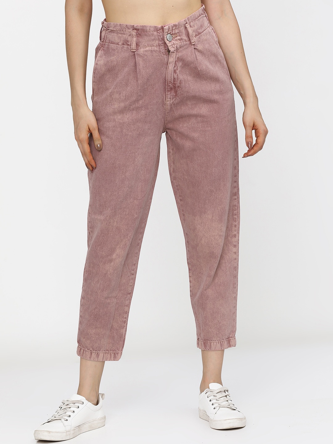 

Tokyo Talkies Women Coral Stretchable Jeans