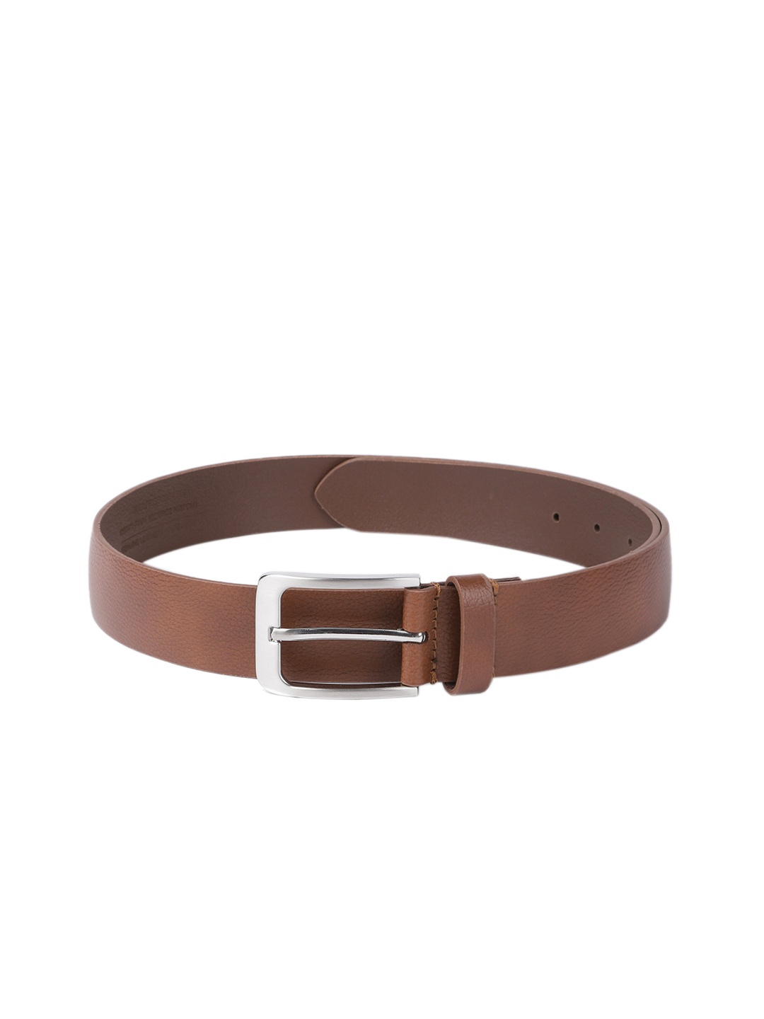 

Van Heusen Men Tan Brown Solid Leather Formal Belt