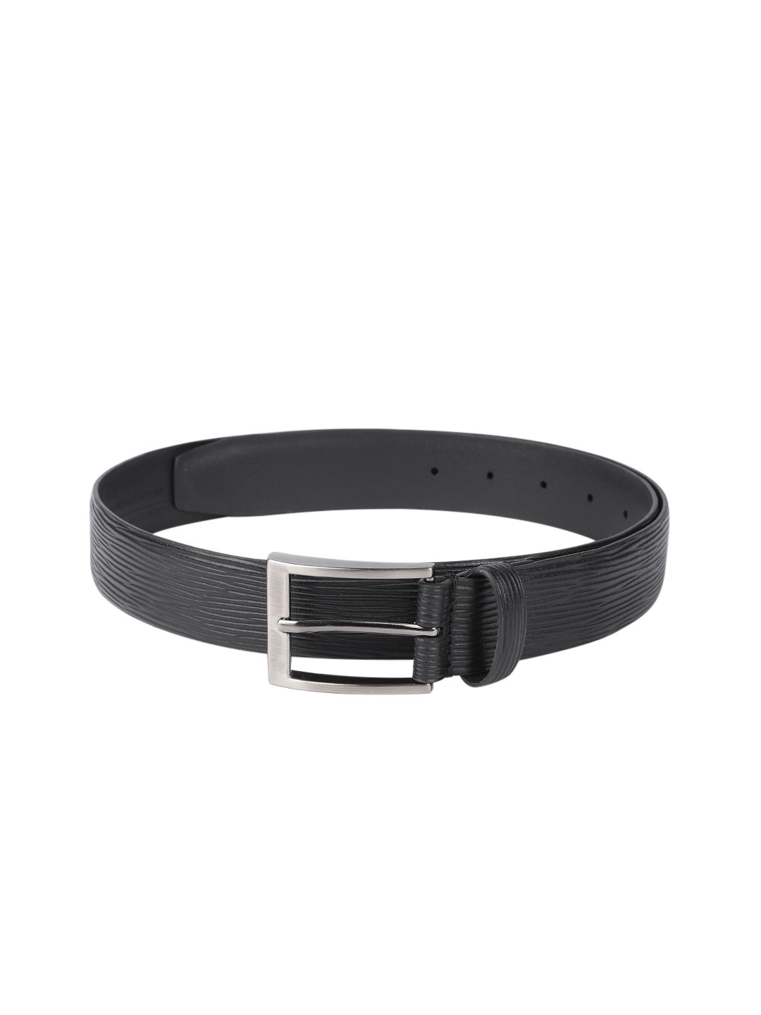 

Van Heusen Men Black Textured Leather Formal Belt