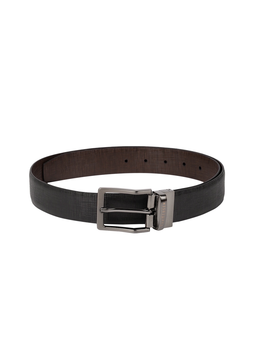 

Van Heusen Men Black & Brown Reversible Leather Belt