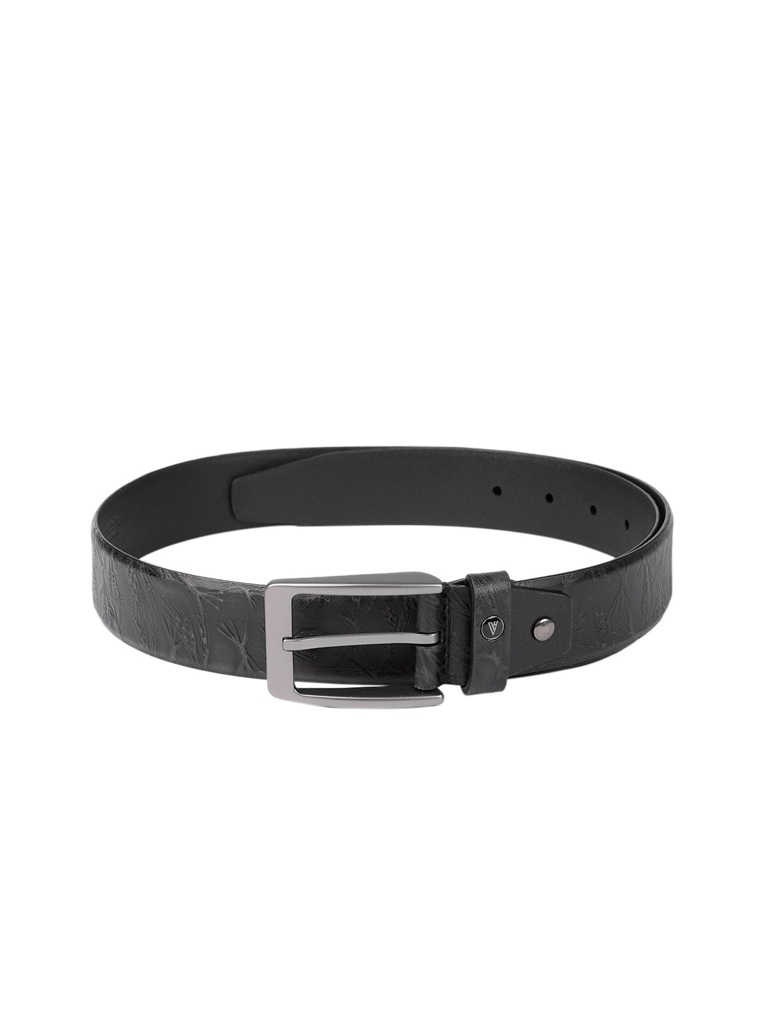

Van Heusen Men Black Textured Leather Formal Belt
