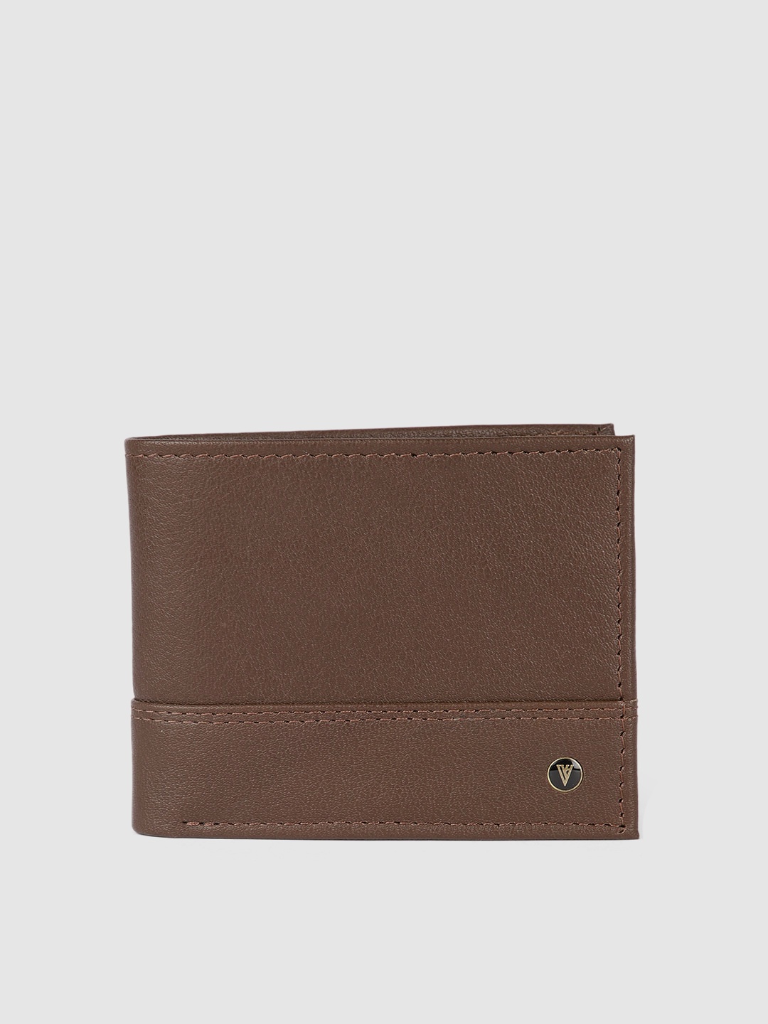 

Van Heusen Men Brown Leather Two Fold Wallet