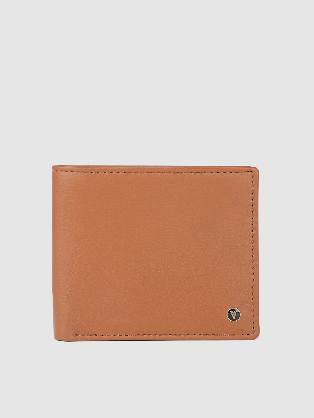 

Van Heusen Men Tan Brown Leather Two Fold Wallet