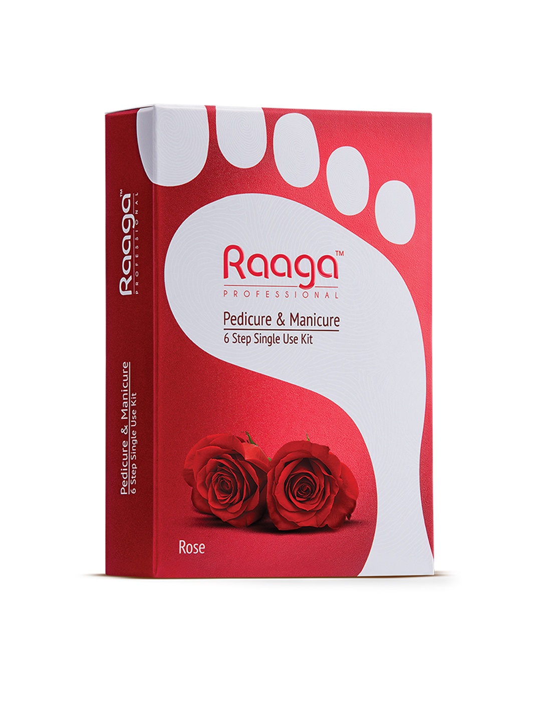 

Raaga PROFESSIONAL Manicure & Pedicure Kit - Rose, Red