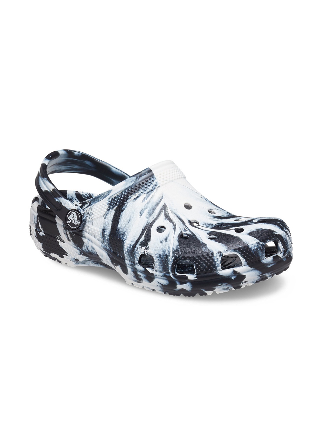 

Crocs Kids' Classic Marbled Clog, Black