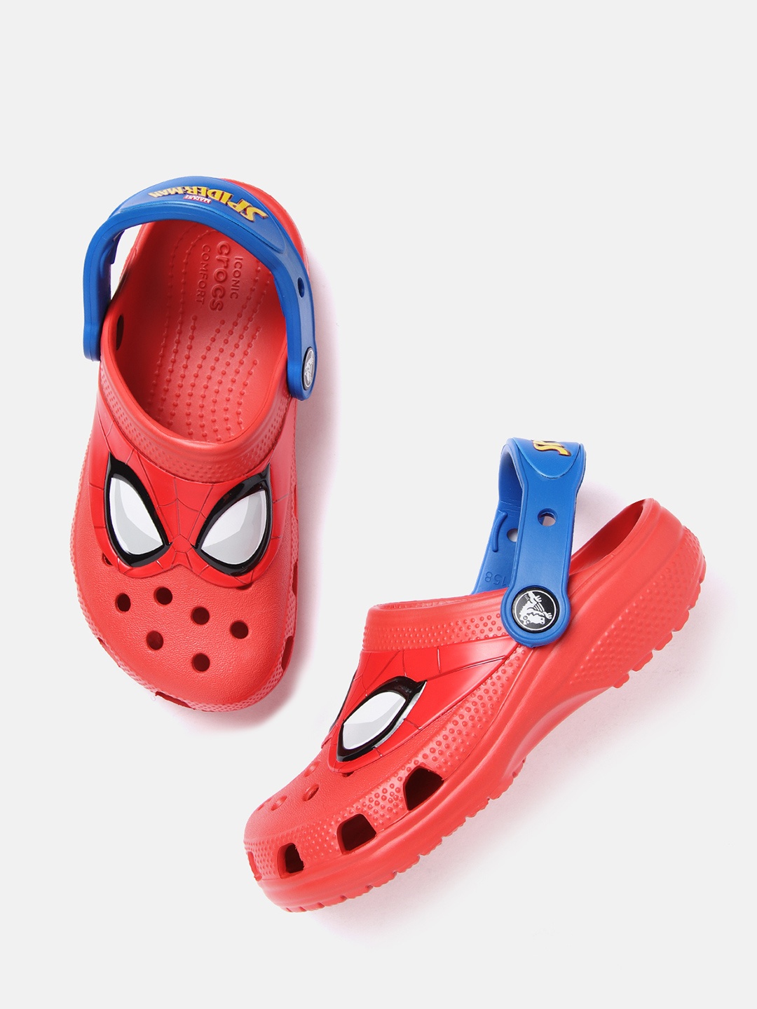 

Crocs Boys Red & White Spider Man Print Clogs