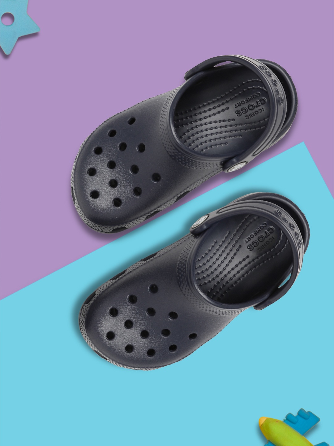 

Crocs Toddler Classic Clog, Navy blue