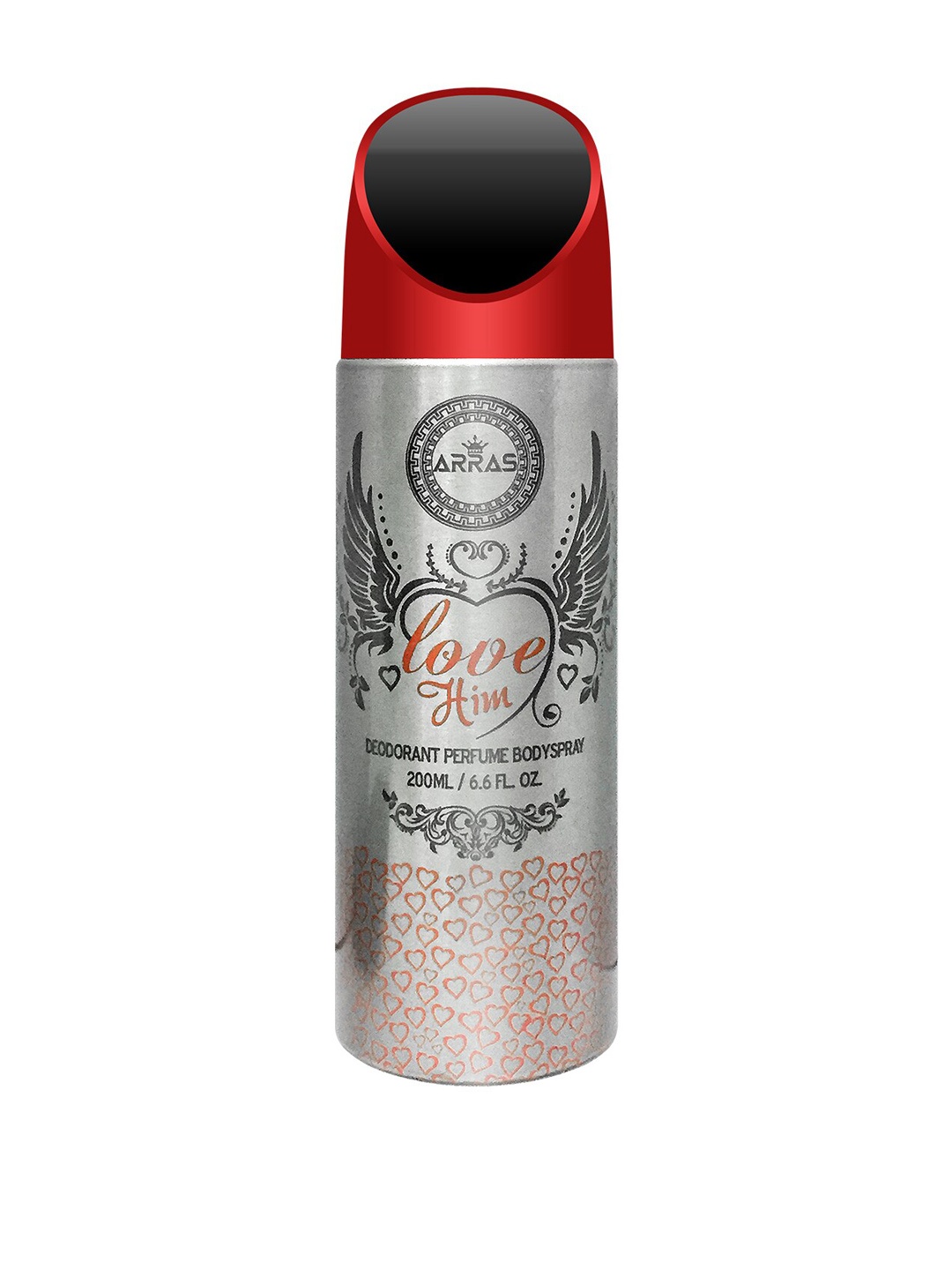 

Arras Love Him Deodorant Perfum Body Spray, 200ml, Grey