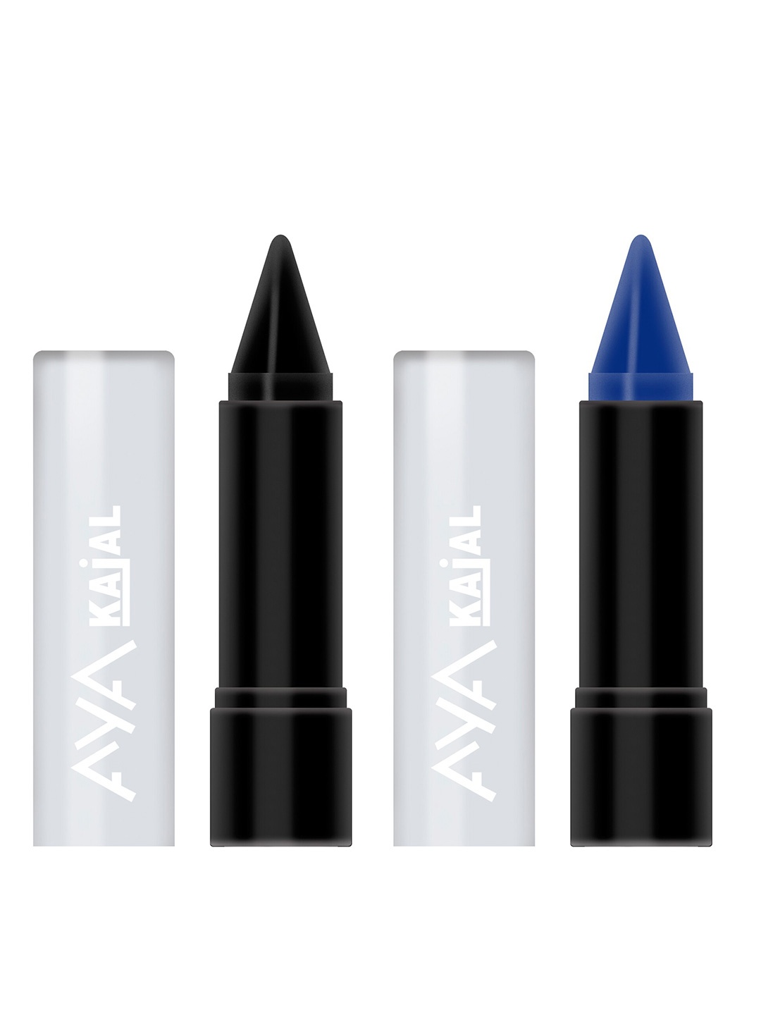 

AYA Set Of 2 Black & Blue Matte Waterproof Kajal 4.8 g