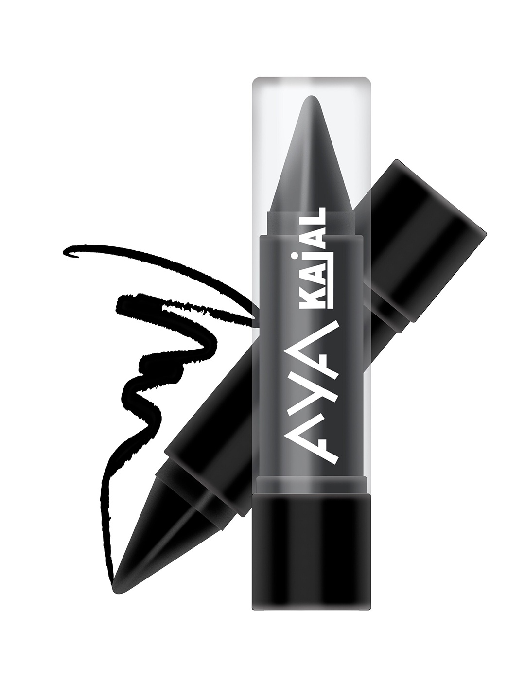 

AYA Black Set Of 2 Black & Green Kajal Set