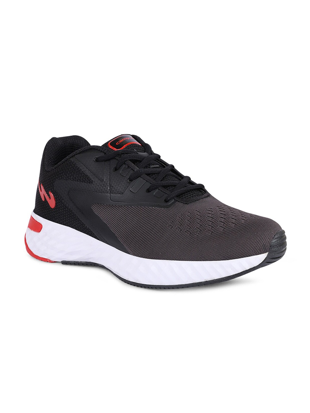 

Campus Men Black & Red Marking Running Shoes