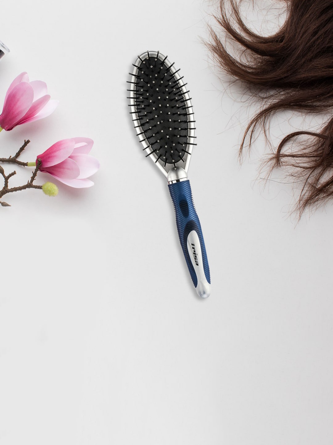 

Trisa Blue Hair Brush with Soft Bristles