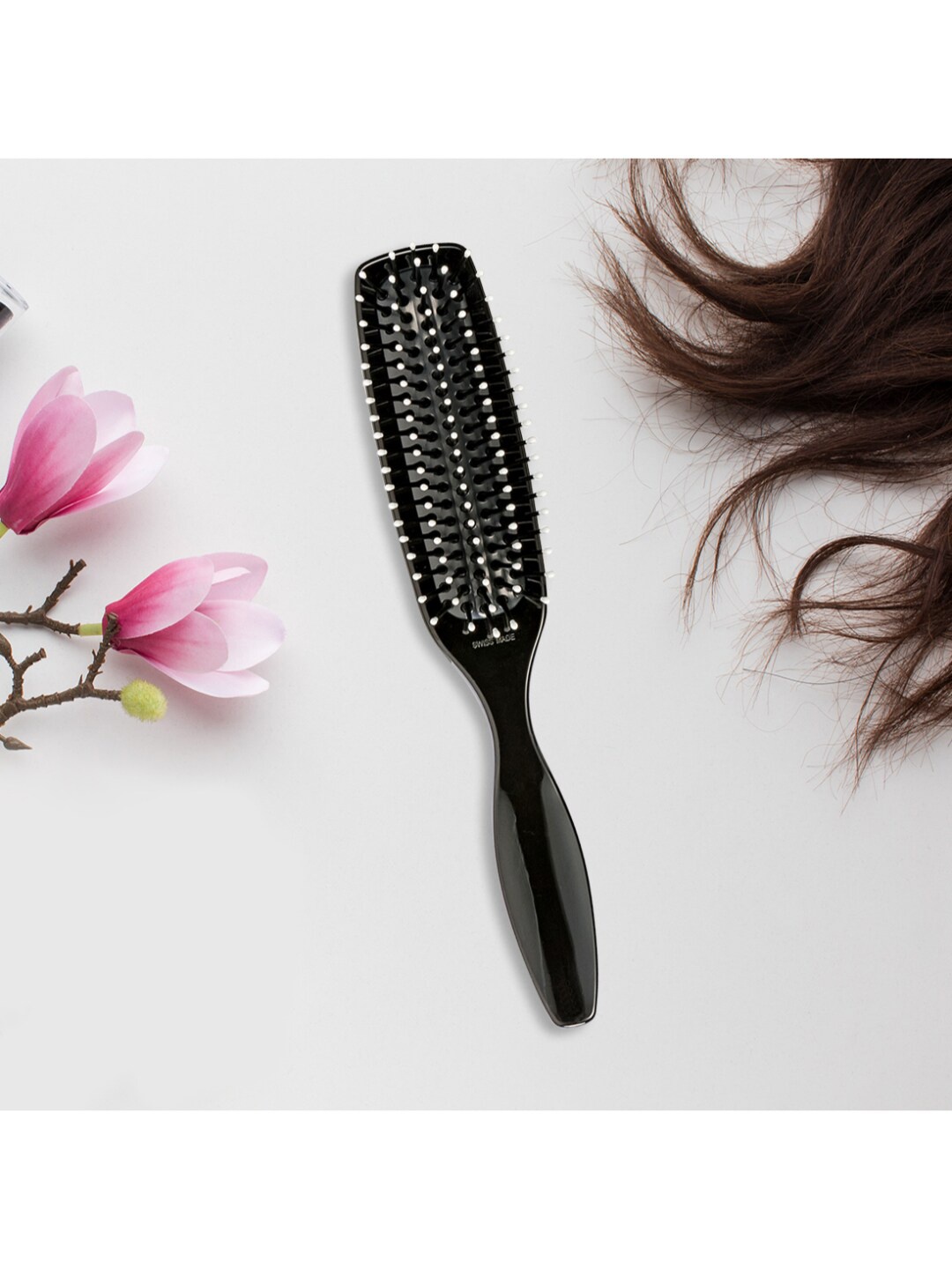 

Trisa Black Hair Brush With Protected Bristles- 629634