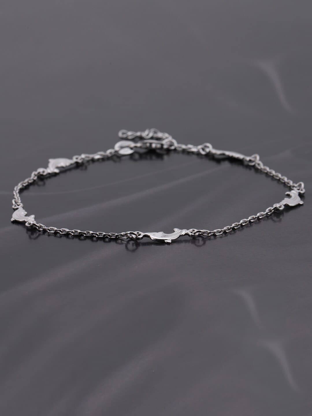 

VANBELLE Rhodium-Plated 925 Sterling Silver Anklet
