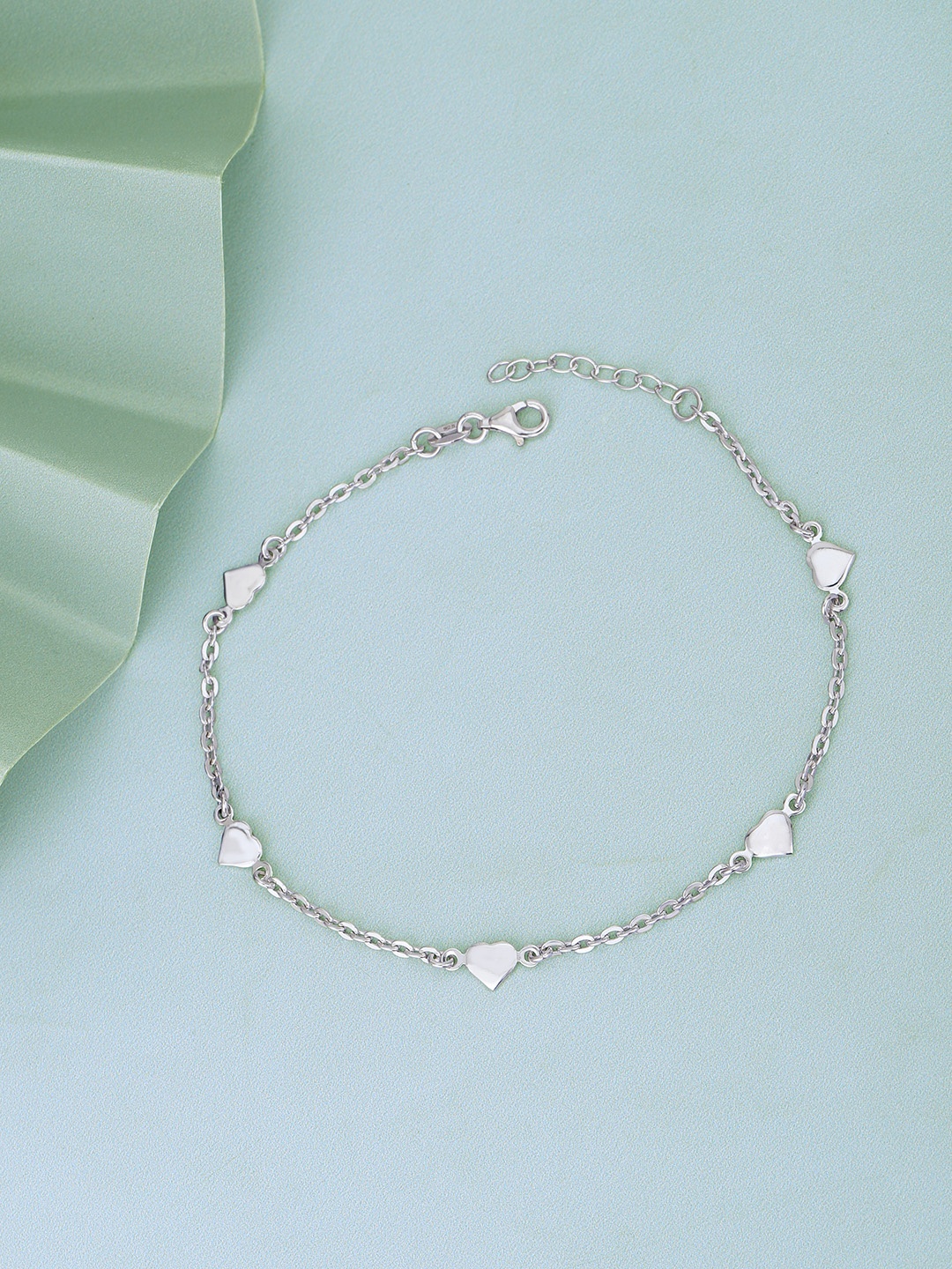 

VANBELLE Rhodium-Plated 925 Sterling Silver Anklet