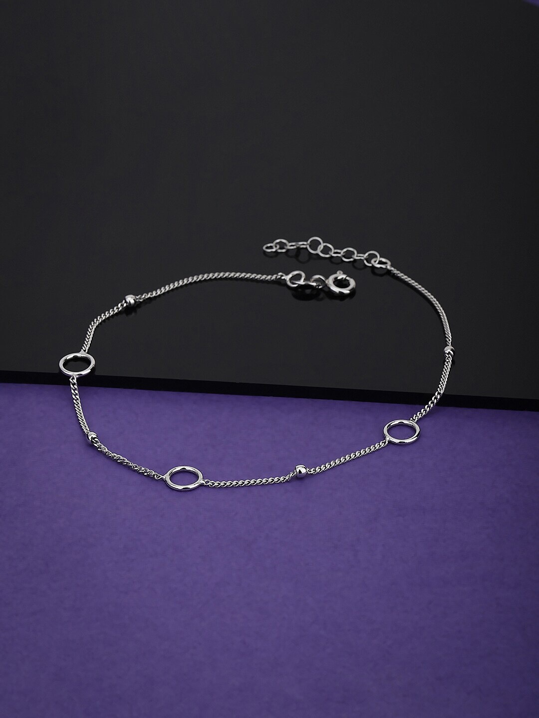 

VANBELLE Rhodium-Plated 925 Sterling Silver Anklet