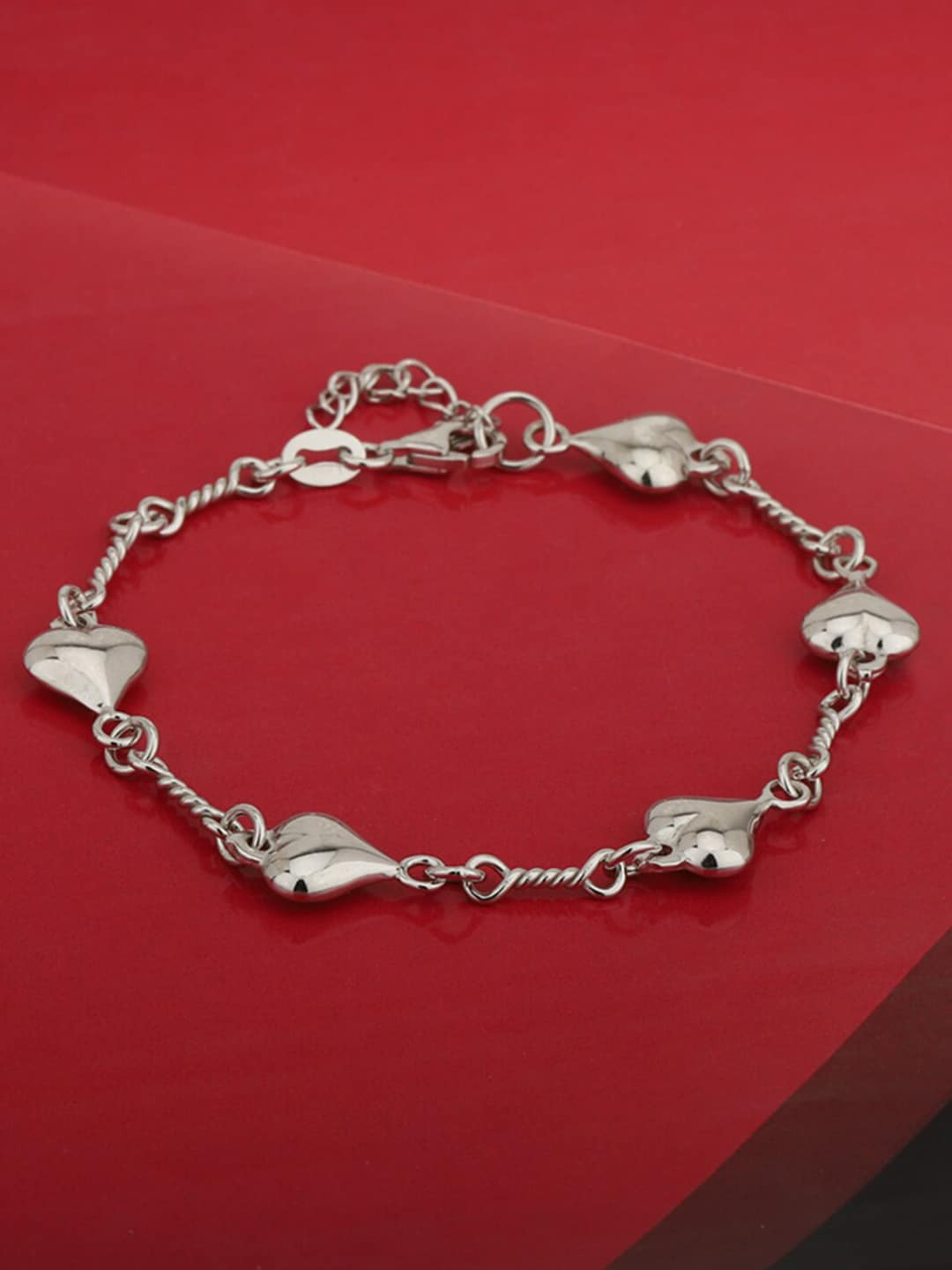 

VANBELLE Women 925 Sterling Silver-Plated Link Bracelet