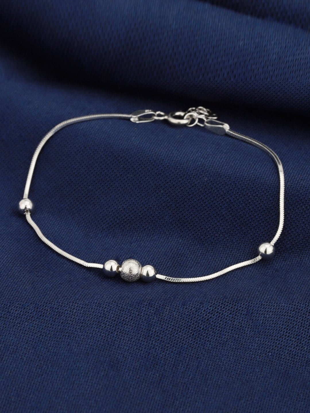 

VANBELLE Women 925 Sterling Silver Rhodium-Plated Wraparound Bracelet