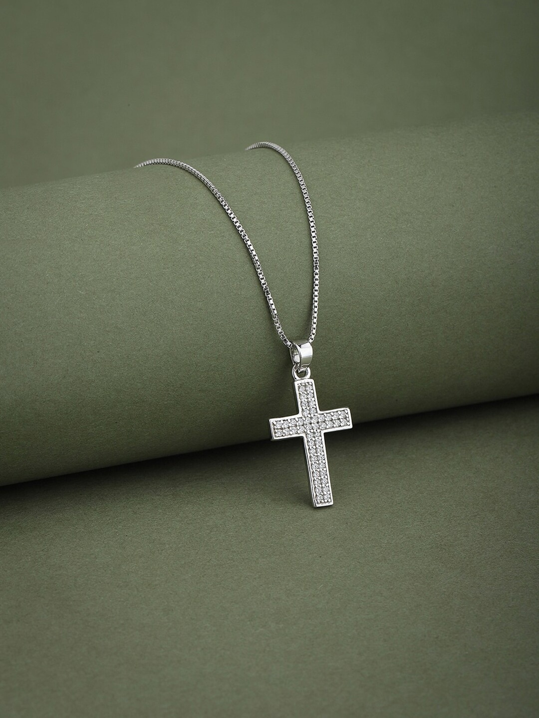 

VANBELLE 925 Sterling Silver-Plated Handcrafted Chain