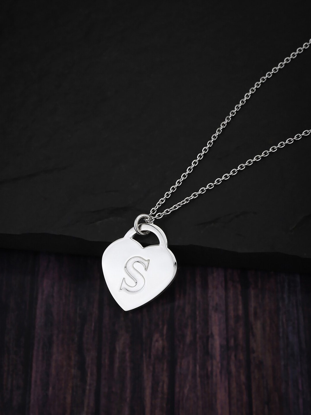 

VANBELLE Silver-Toned Sterling Silver Rhodium-Plated Handcrafted Necklace