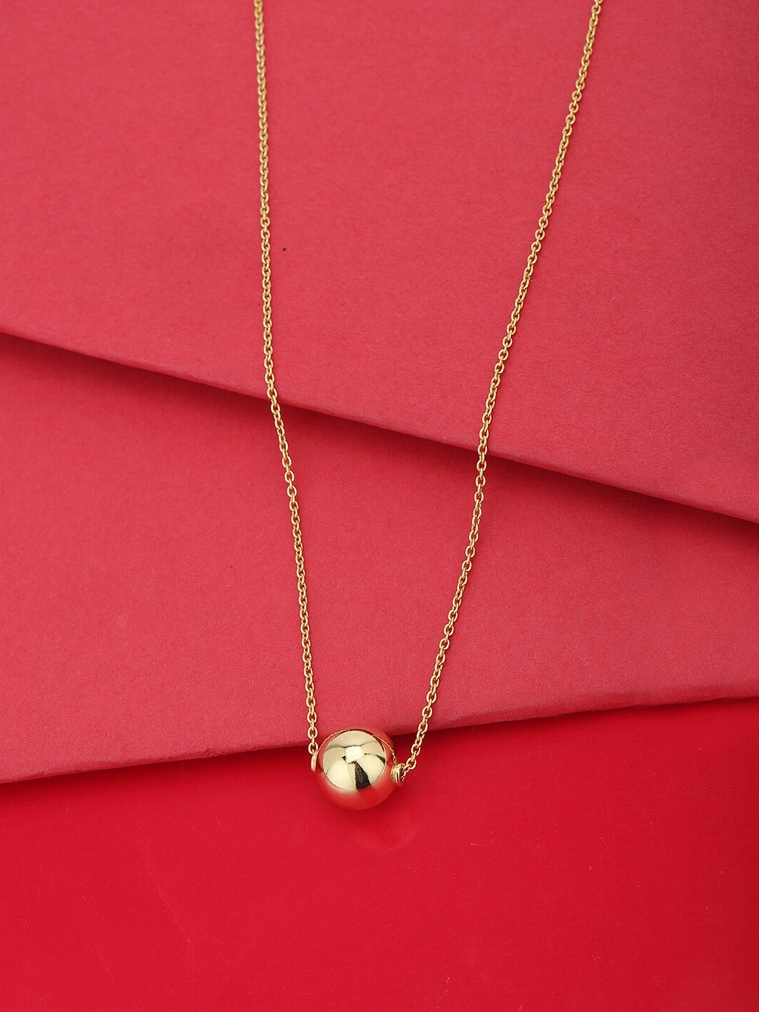 

VANBELLE Gold-Toned 925 Sterling Silver Gold-Plated Necklace
