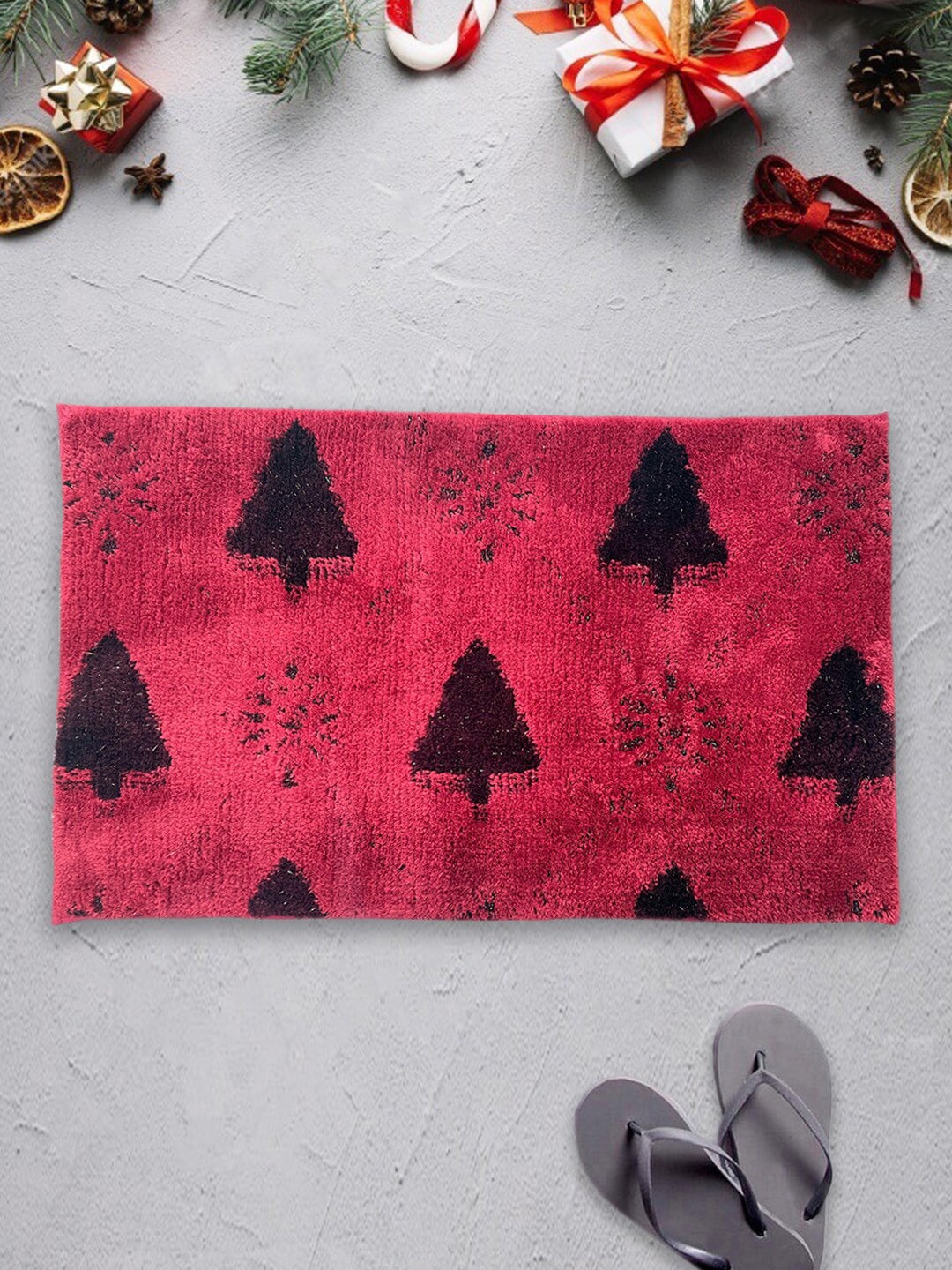 

AVI Red Living Chrismas Anti Slip Bathmat