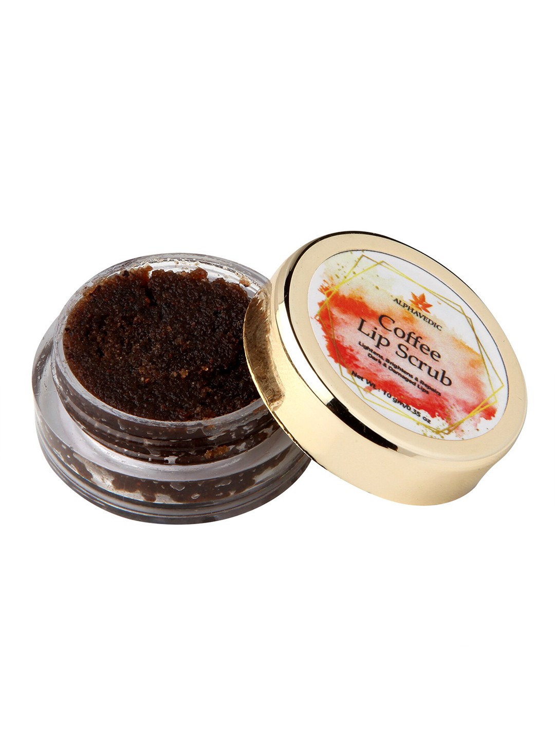 

ALPHAVEDIC Coffee Lip Scrub - 10g, Brown
