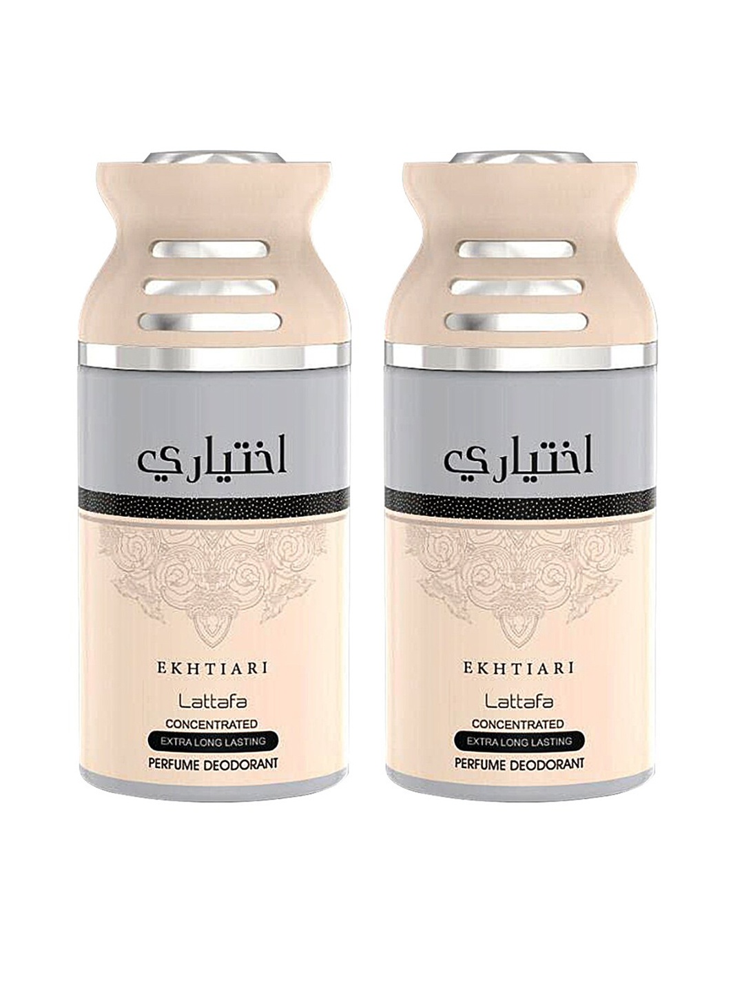 

Lattafa White Set of 2 Ektiari Deodorant Perfumed 250 Ml