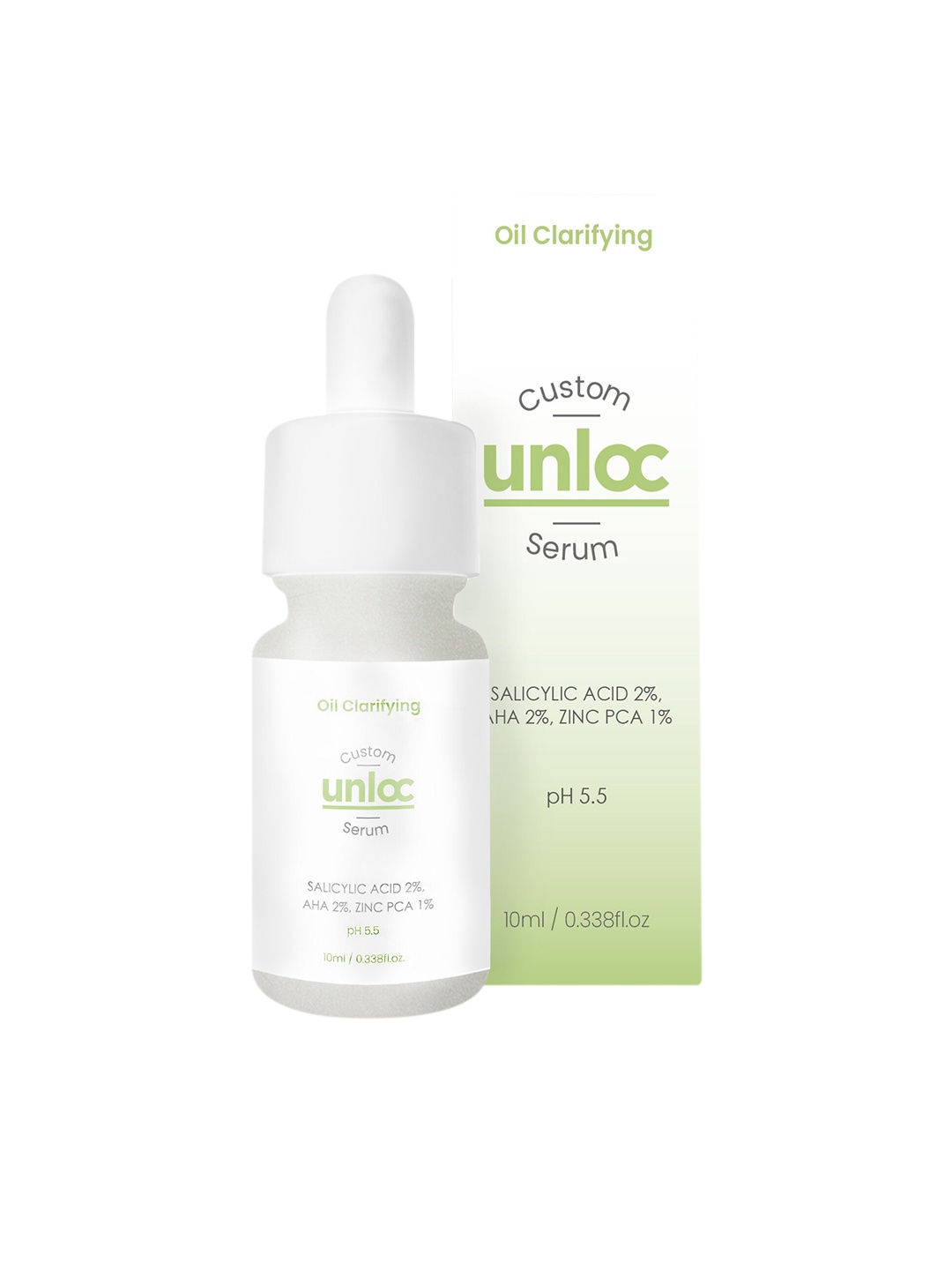 

Unloc Green Oil Clarifying Custom Face Serum