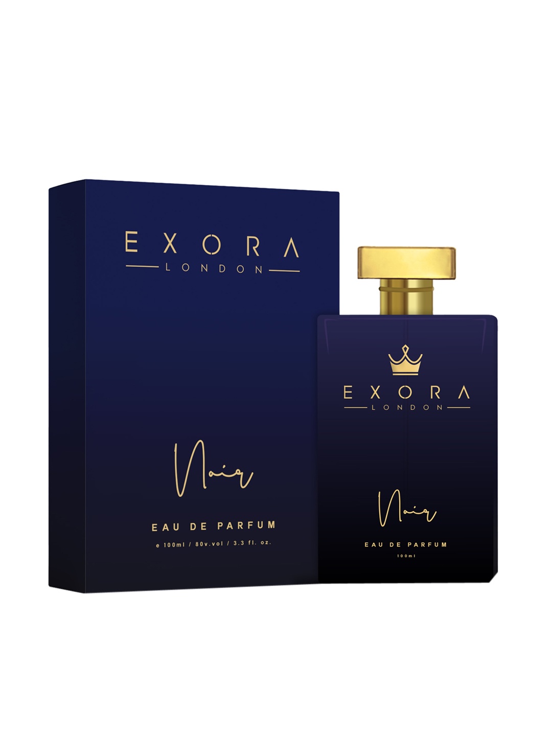 

EXORA Unisex Noir Eau De Parfum 100 ml, Blue