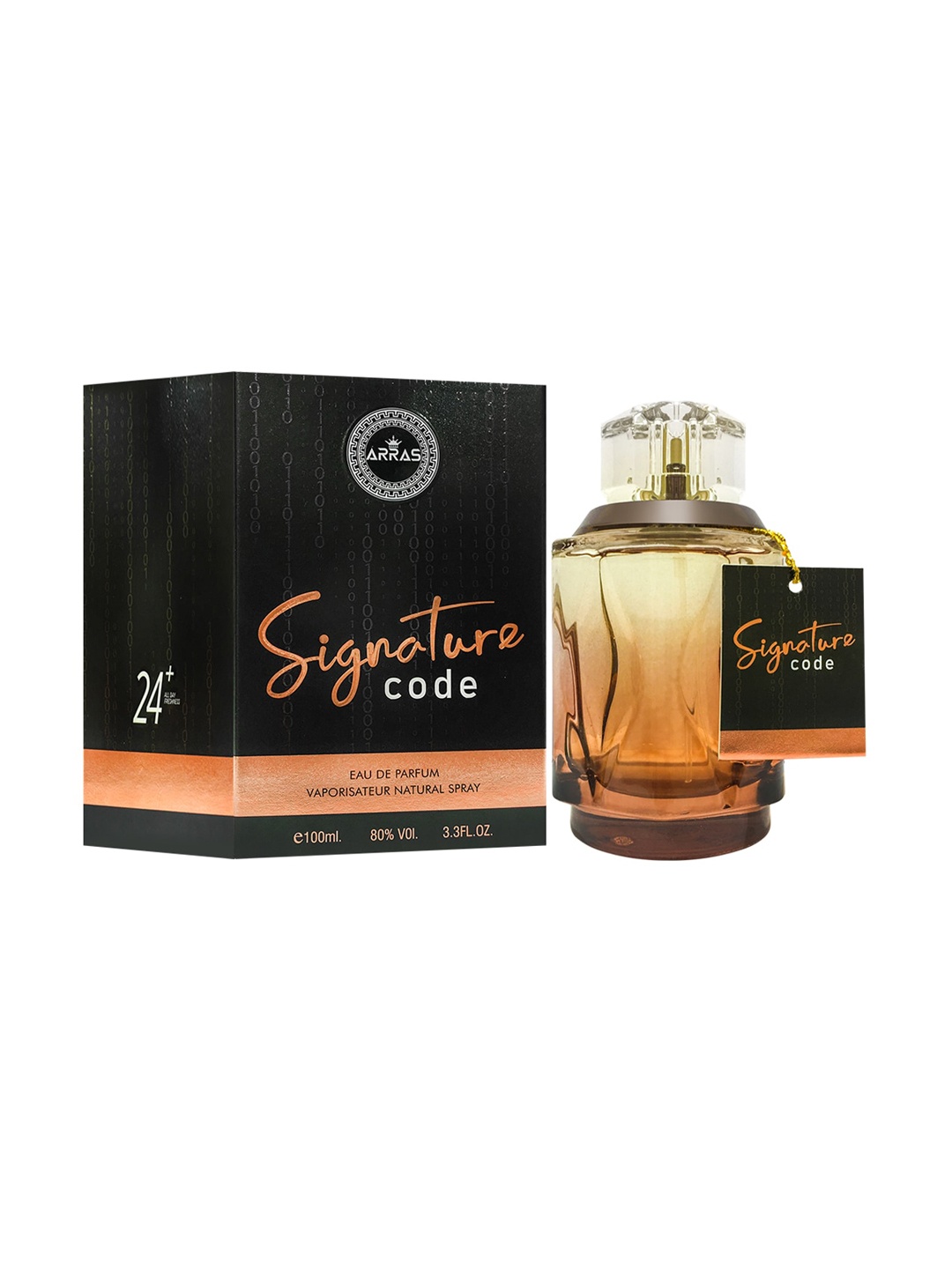 

Arras Signature Code Eau De Parfum - 100ml, Rose gold