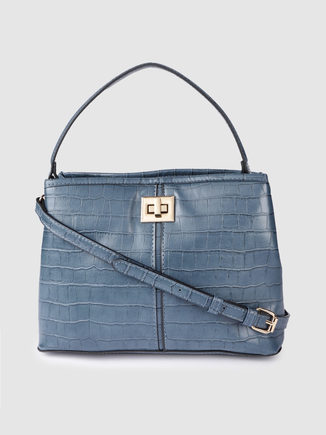 

Accessorize London Women Faux Leather Rosie Handheld, Blue