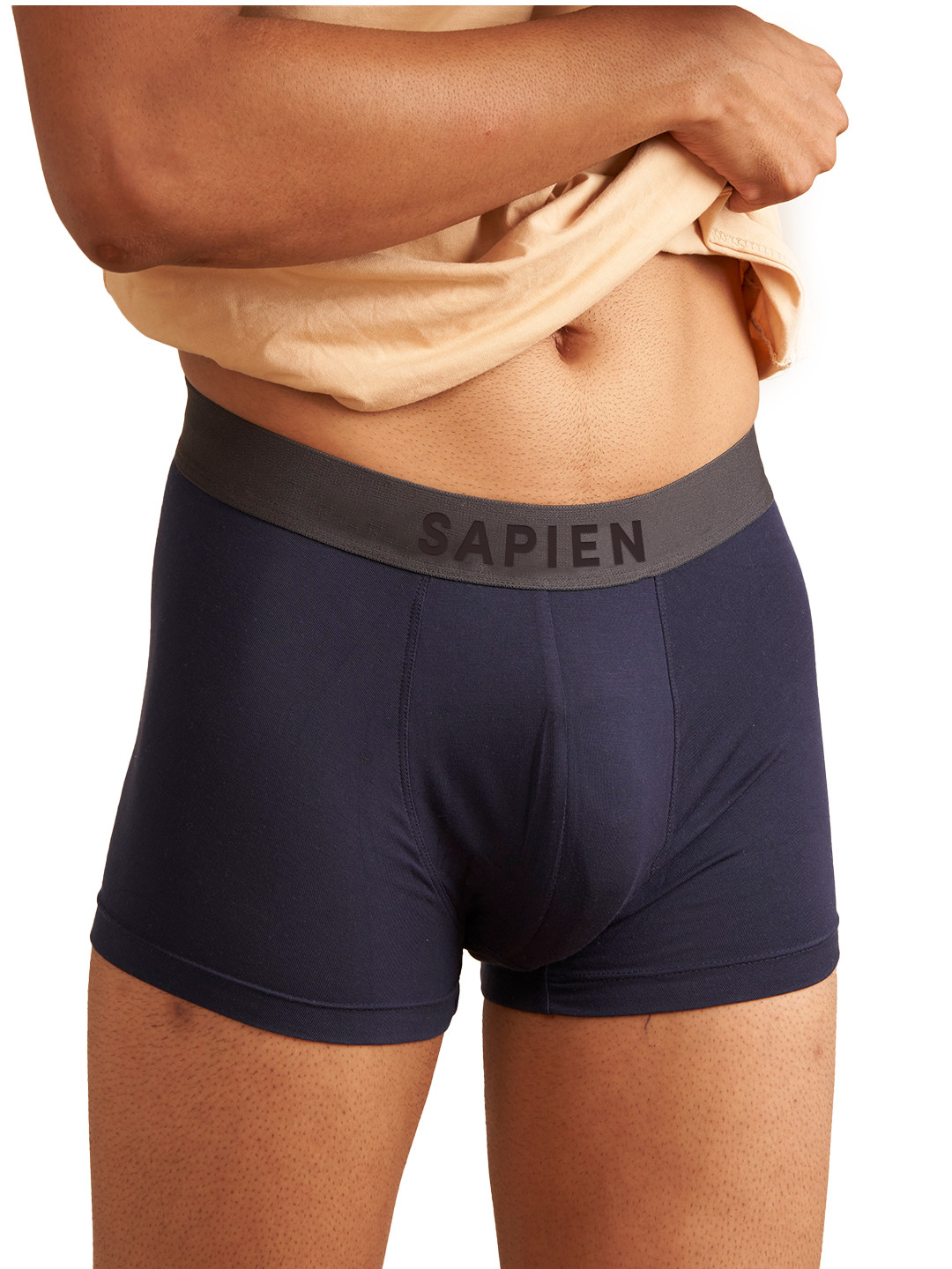 

Man Matters Solid Navy Blue Trunk with Anti Microbial and Micro Modal Finish