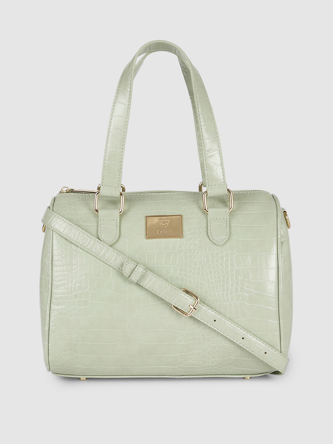 

Allen Solly Green Textured Shoulder Bag