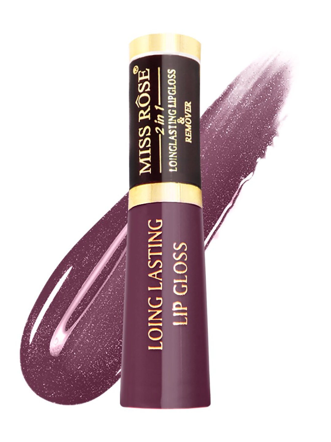 

MISS ROSE 12 Brown 2 In 1 Long Lasting Lipgloss & Lip Makeup Remover 20g