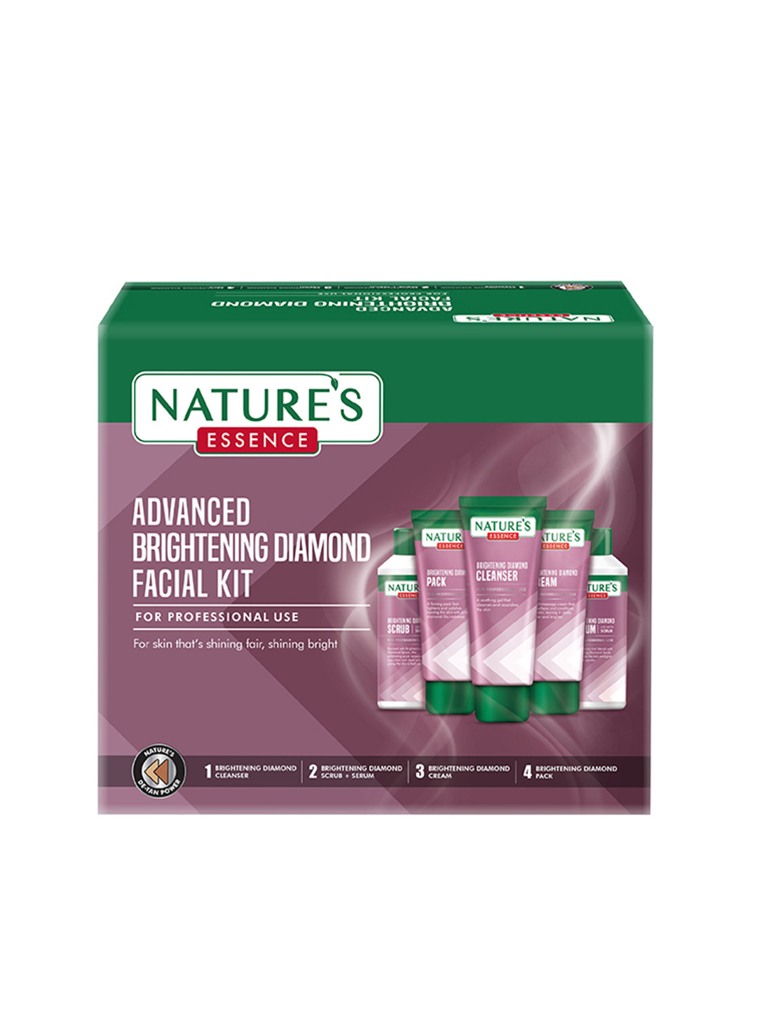 

Natures Essence Brightening Diamond Facial Kit, Purple