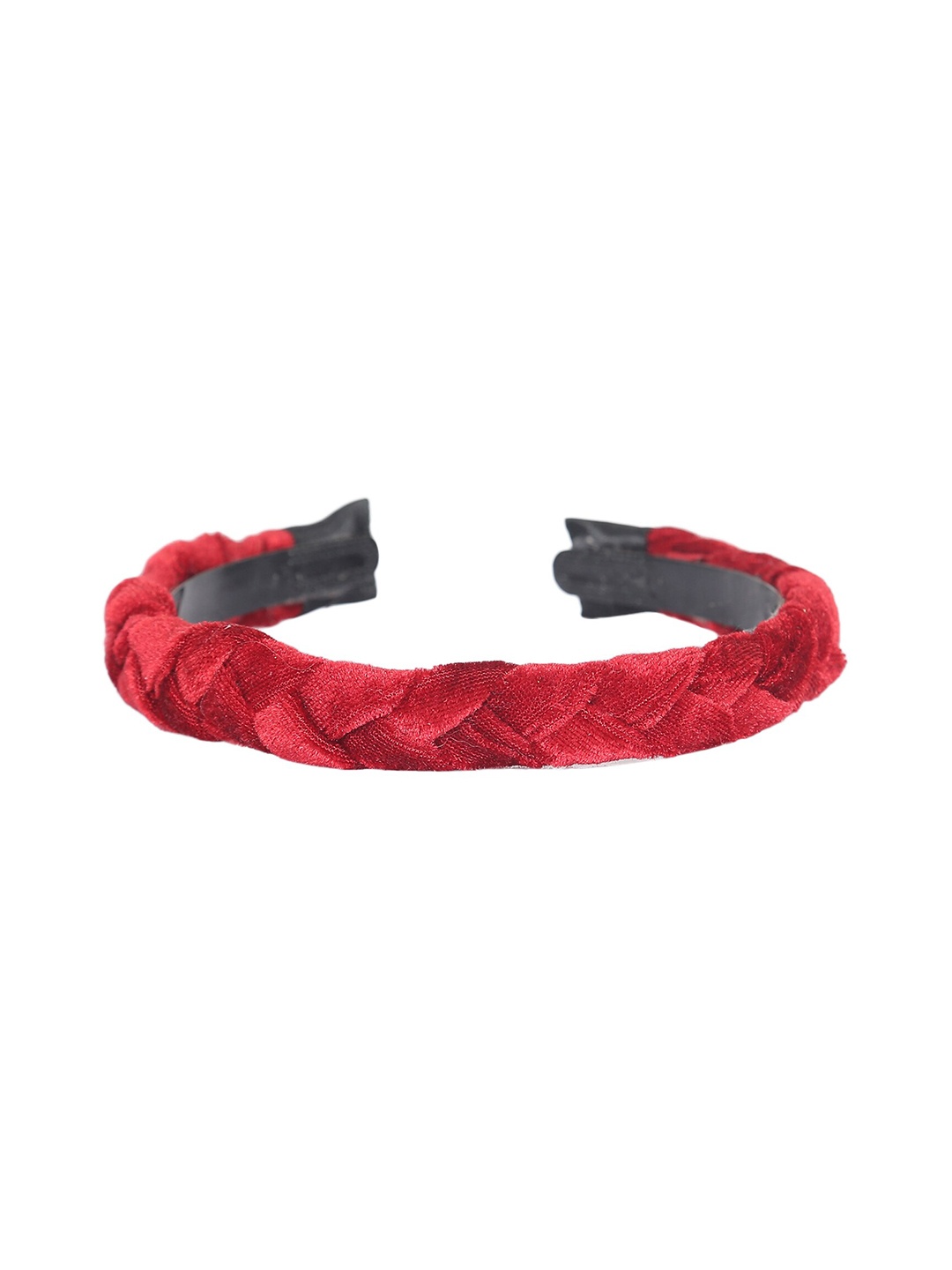 

Samsara Couture Girls Maroon Velvet Hairband