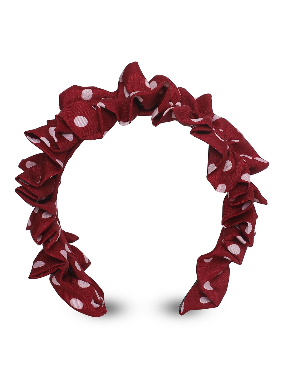 

Samsara Couture Girls Red & White Hairband