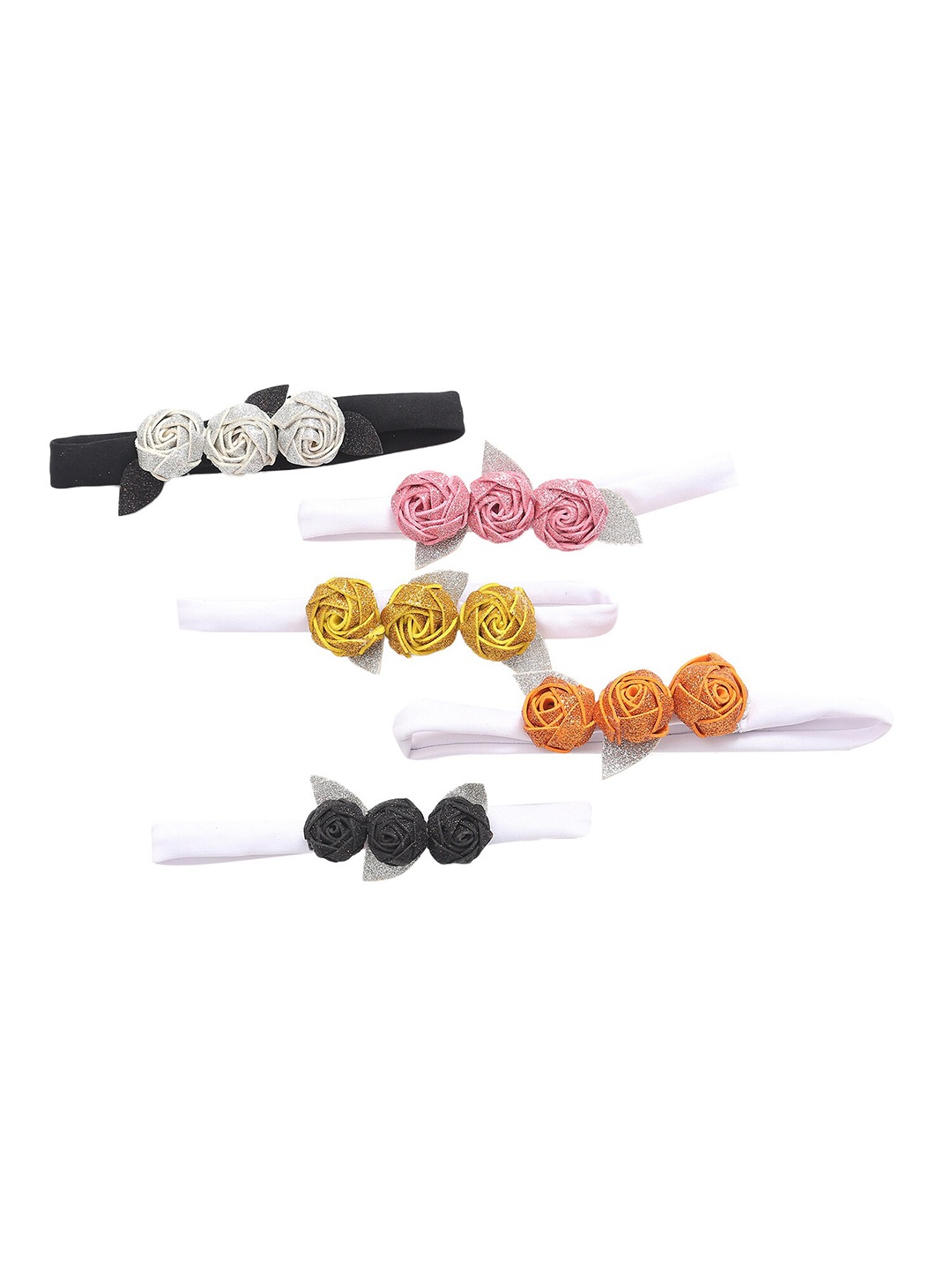 

Samsara Couture Girls Black & White Hairband