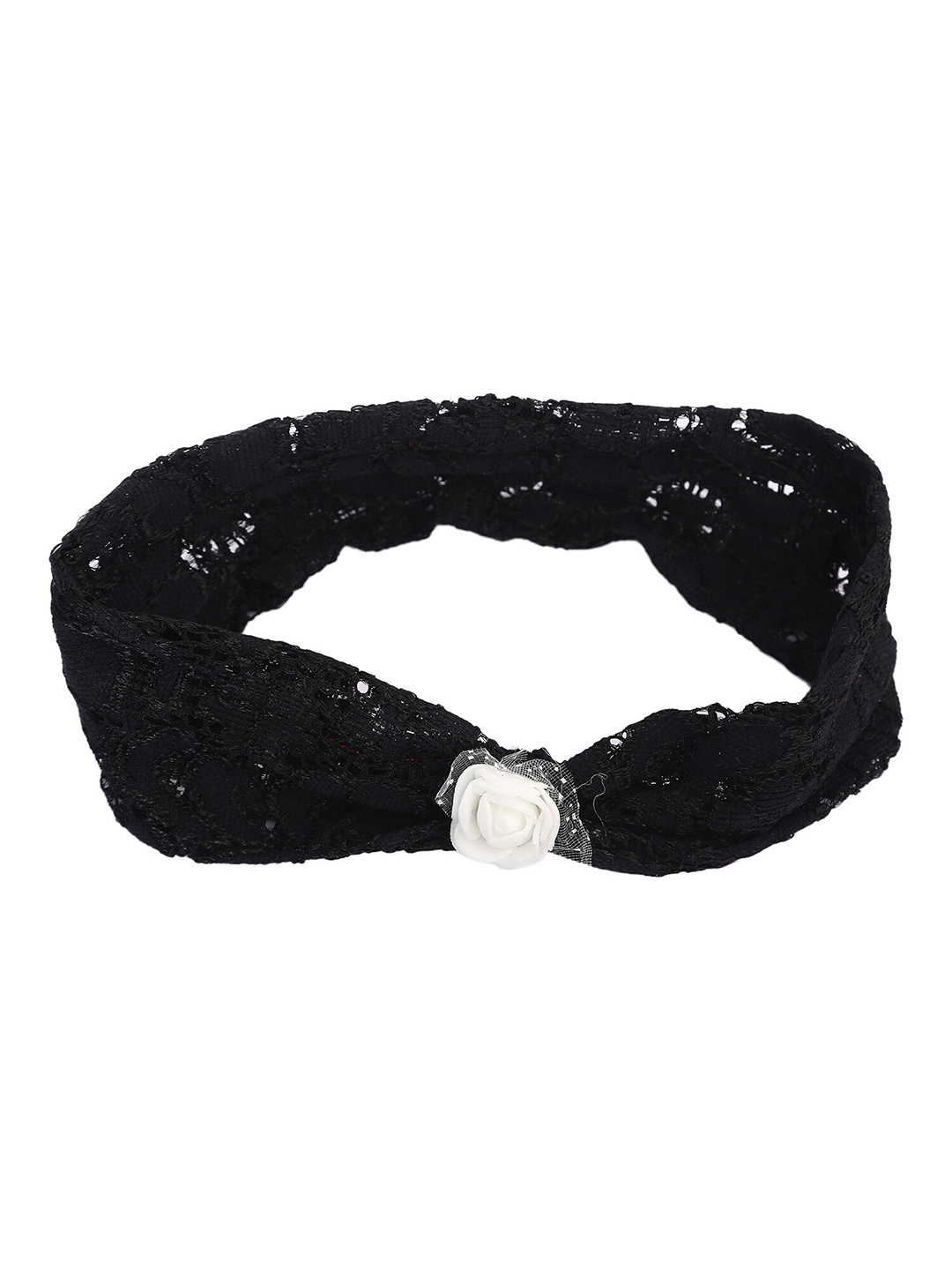 

Samsara Couture Girls Black & White Hairband