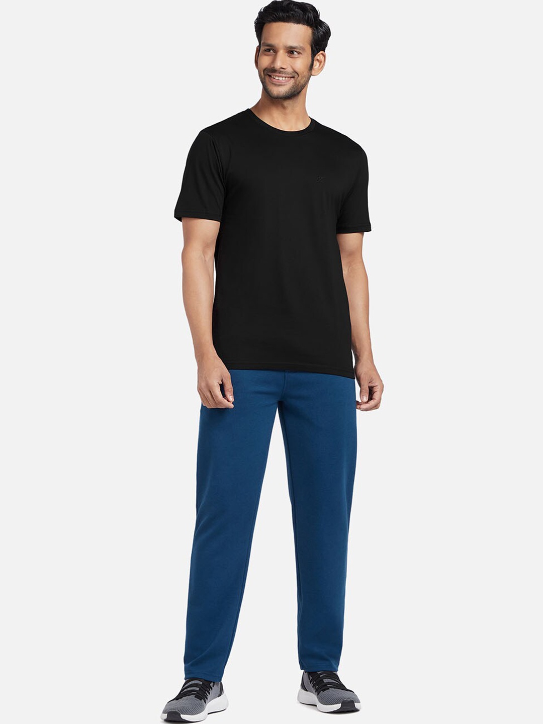 

XYXX Men Black & Blue Night Suit