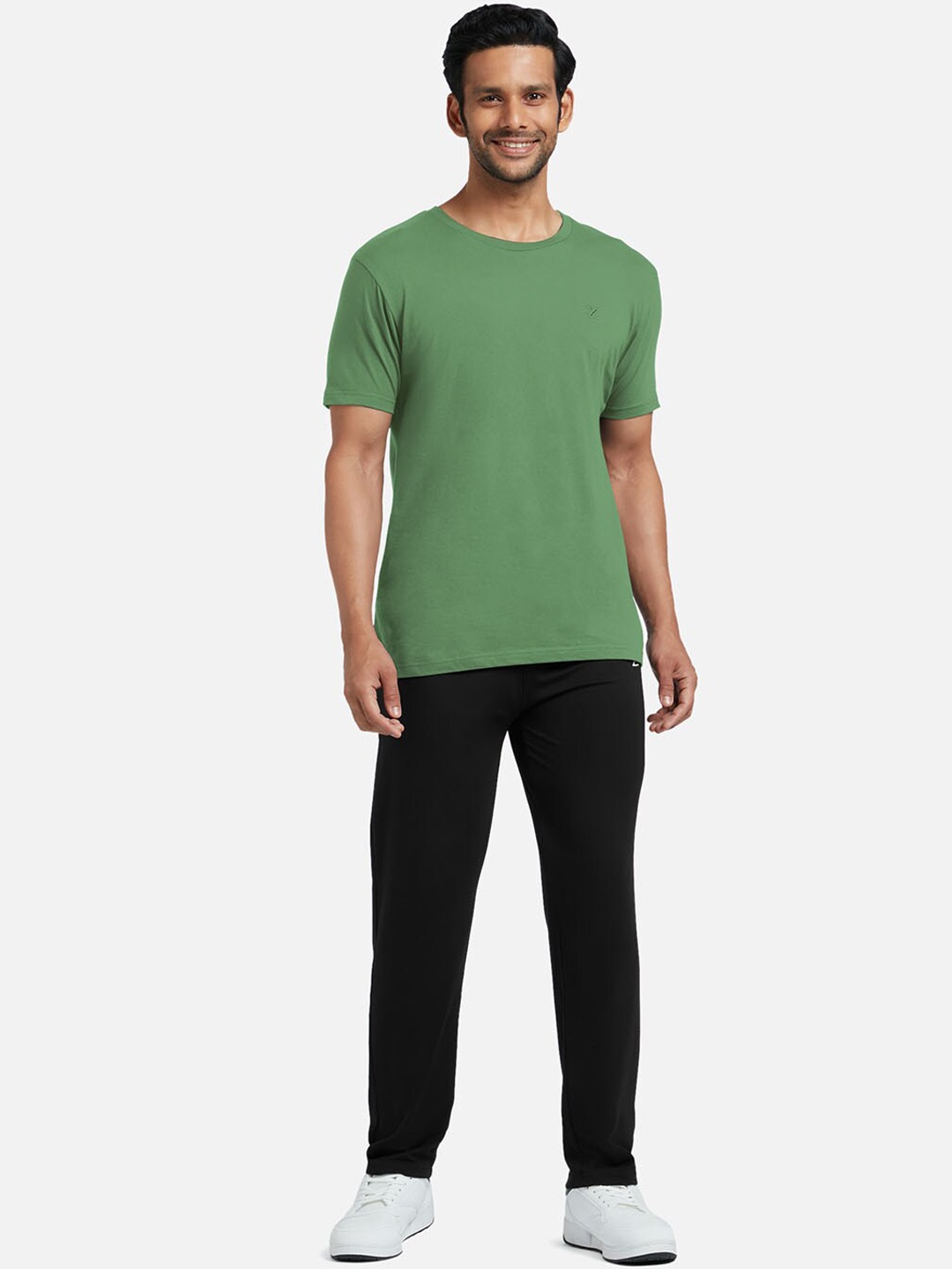 

XYXX Men Green & Black Pure Cotton Night suit
