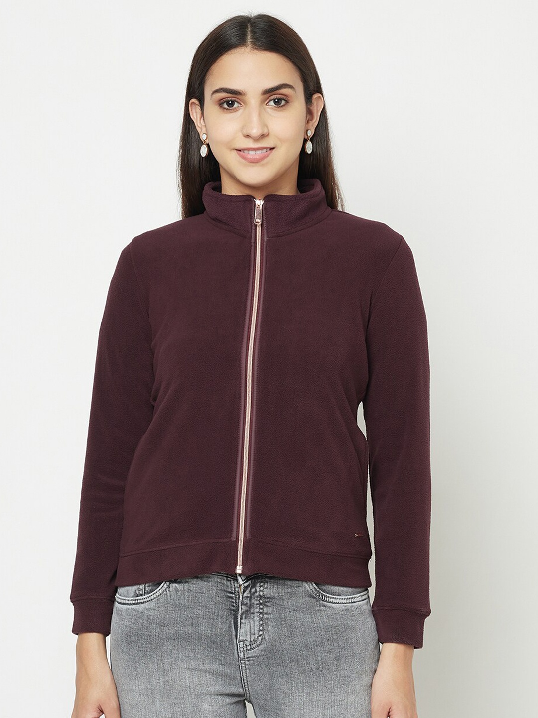 

METTLE Women Maroon Sweatshirt