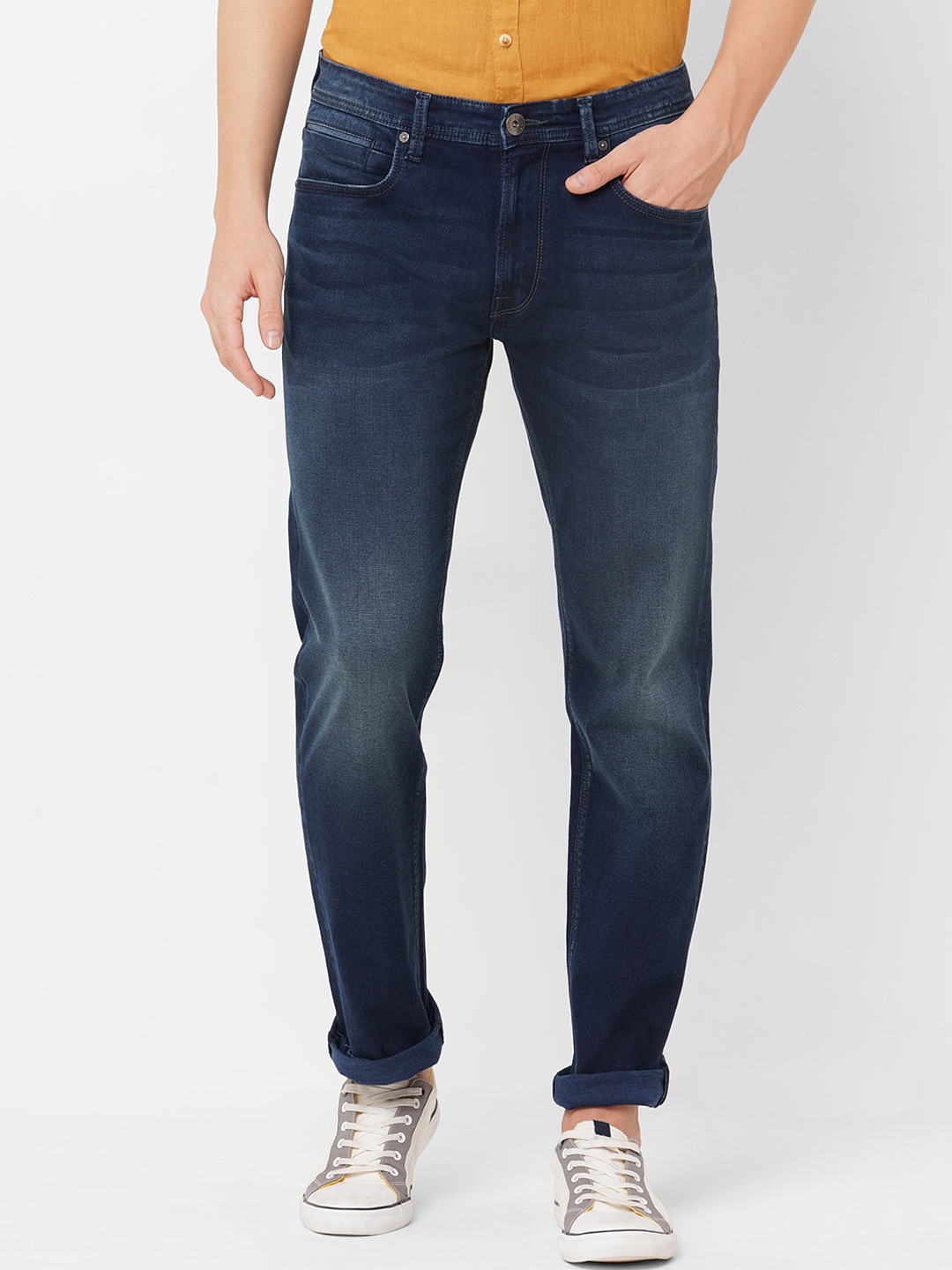 

Pepe Jeans Men Navy Blue Light Fade Jeans