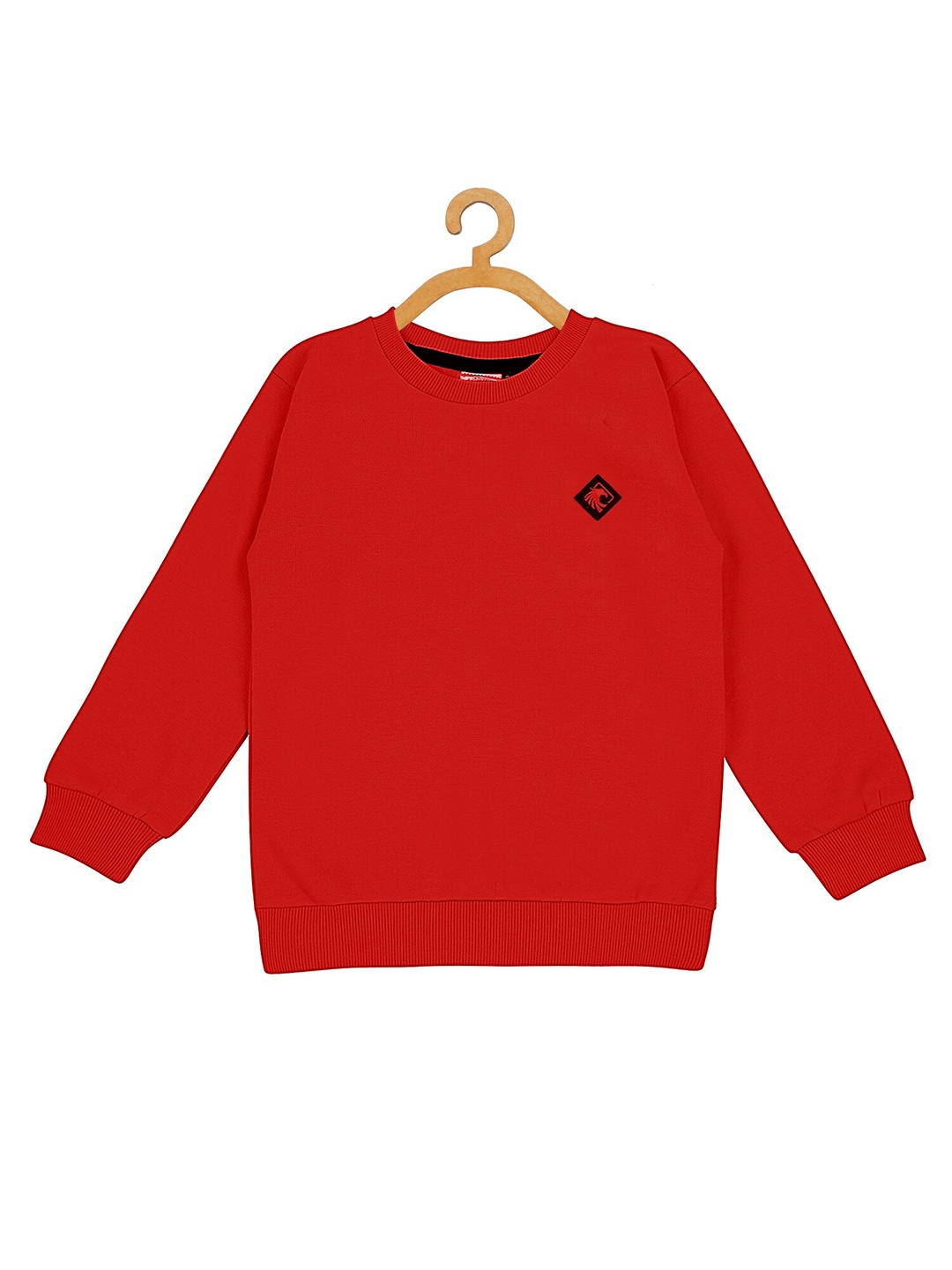 

Actuel Boys Red Solid Long Sleeve Sweatshirt