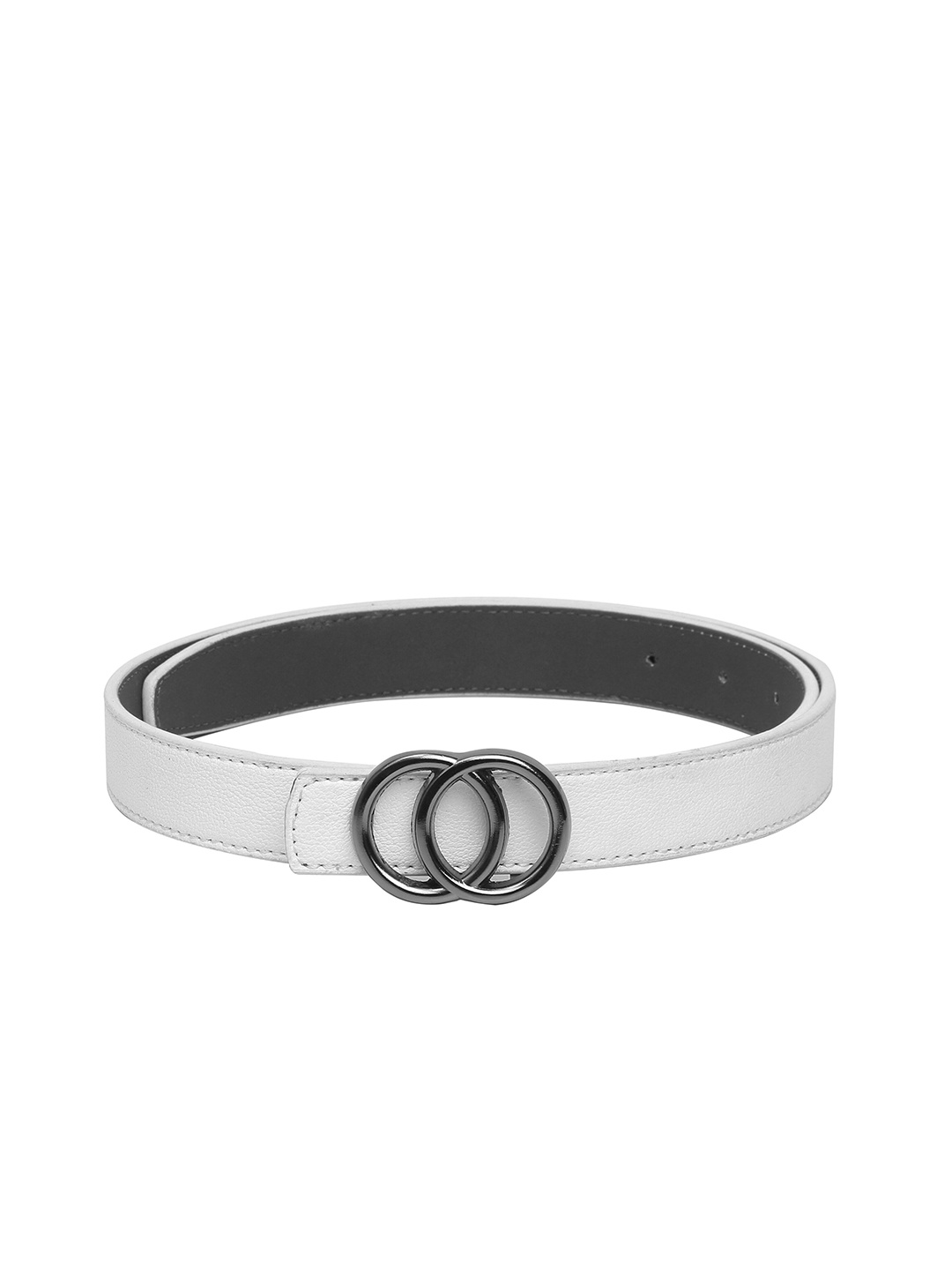 

Calvadoss Women White Textured Belt